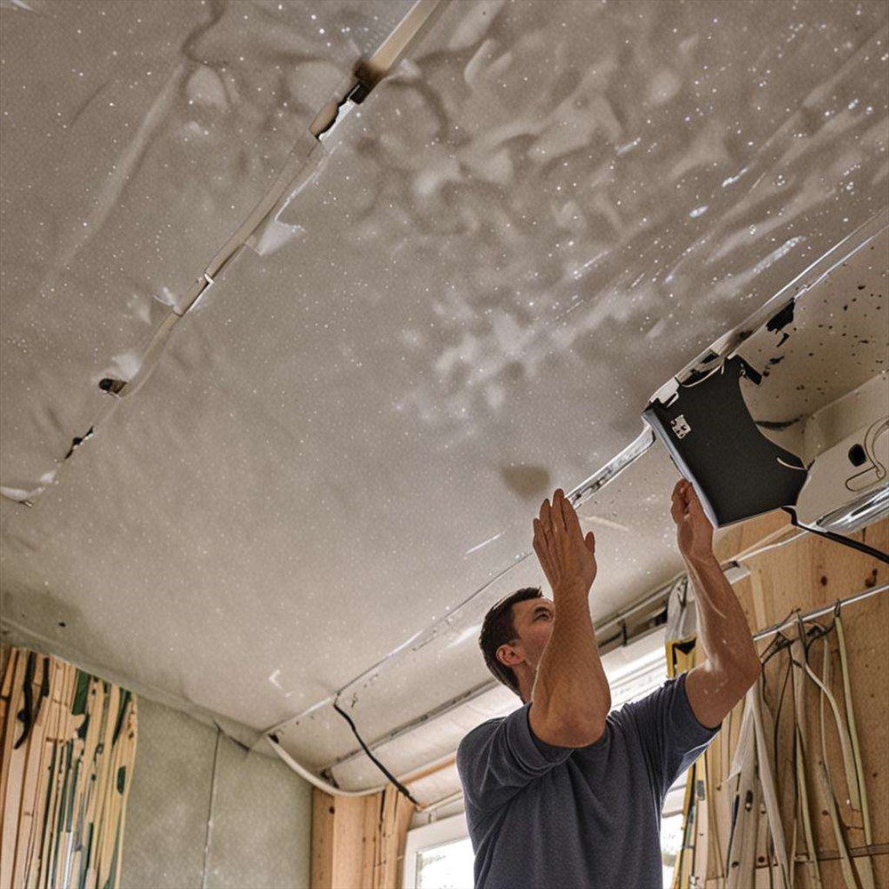 Rénover un plafond abîmé : techniques et astuces de peintre professionnel