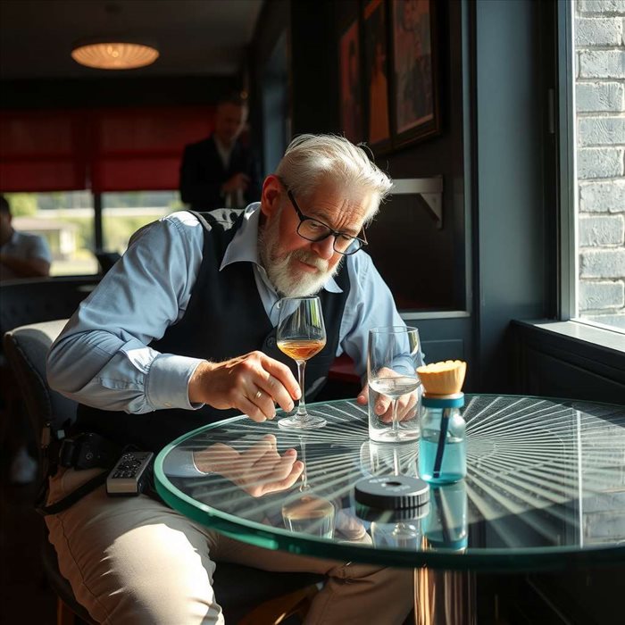 Restauration de Table en Verre
