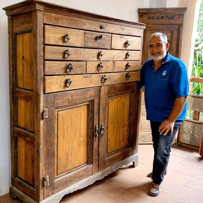 Restauration de Meubles Anciens en Bois Abîmé