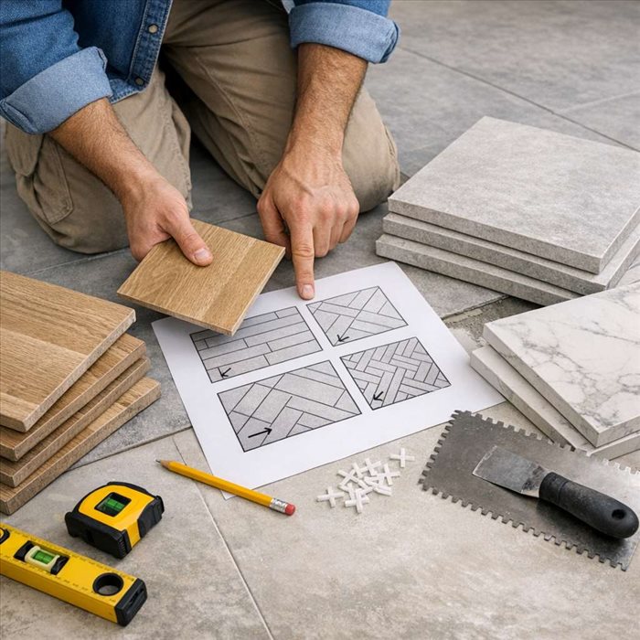 Sens de pose du carrelage : le guide pour bien choisir