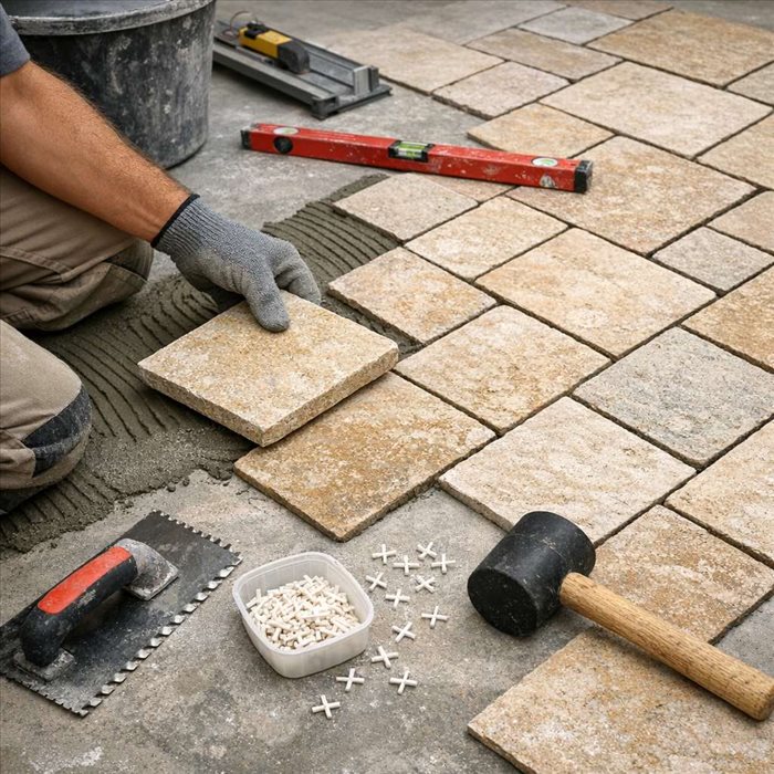 Qu’est-ce qu’une pose de carrelage en opus romain ? Guide complet