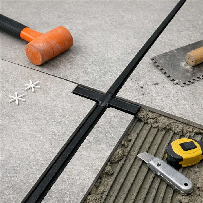 Joint de fractionnement sous carrelage : rôle, pose et erreurs à éviter