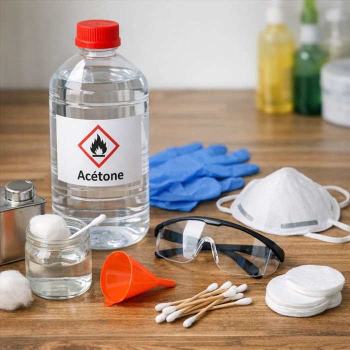 Acétone sans danger : guide pratique pour une utilisation sûre