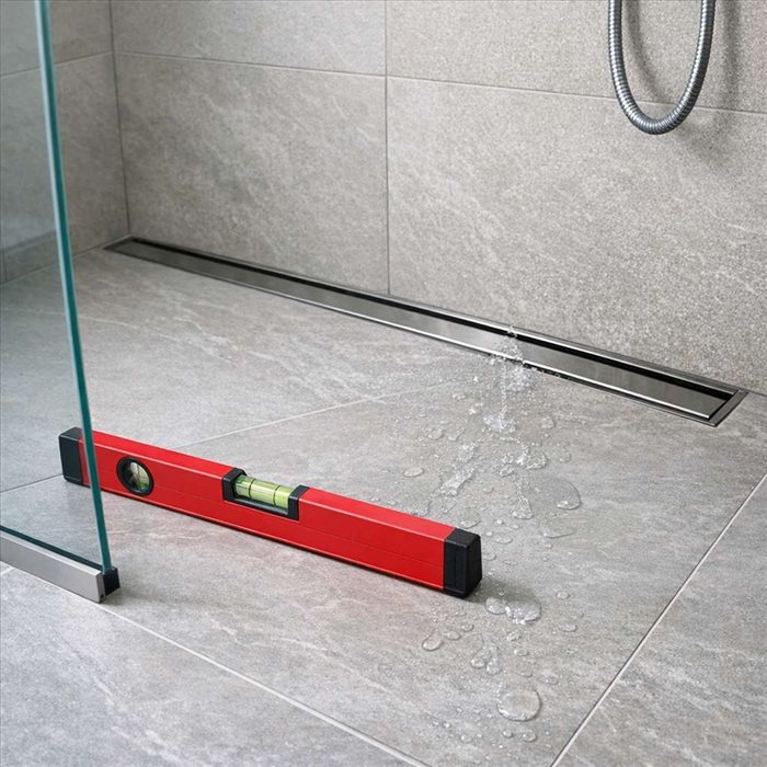 Pente de douche italienne : pourquoi le carrelage doit être bien posé