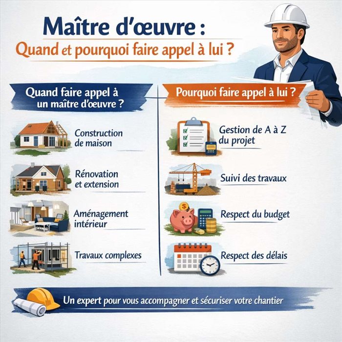 Maître d'œuvre : quand et pourquoi faire appel à lui ?