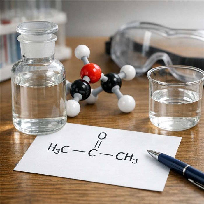 Composition de l’acétone : formule, structure et propriétés