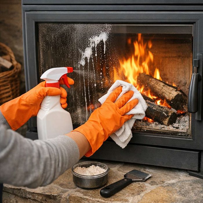 Comment nettoyer la vitre d’un insert de cheminée ? | Astuces efficaces