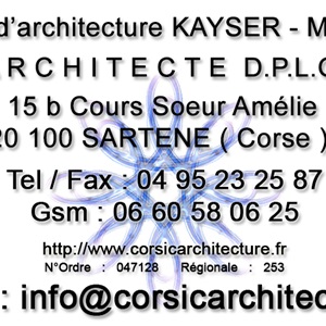 cabinet d'Architecture Kayser Milleliri, un rénovateur de salle de bain à Ajaccio