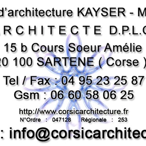 cabinet d'Architecture Kayser Milleliri, un architecte d'intérieur à Ajaccio