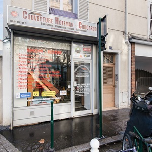 Couverture Hoffman-Coucardon, un ouvrier en menuiserie à Garches